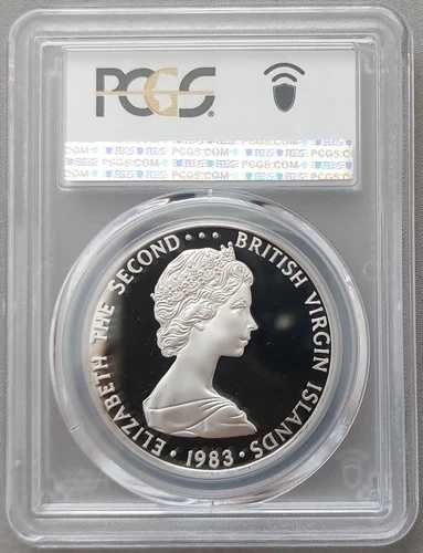 英領ヴァージン諸島 シルバー プルーフ 1ドルコイン 1983年 KM#6a バード PCGS PR68 トップ??｜WORLD RESOURCE【QUEEN店】