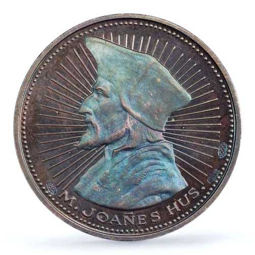 チェコスロバキア アレクサンダー・ドゥプチェク ヤン・フス 政治 SP65 PCGS 銀メダル 1968 82,280円