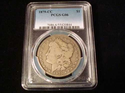1879-CC モルガン・ダラー PCGS グレード G06
