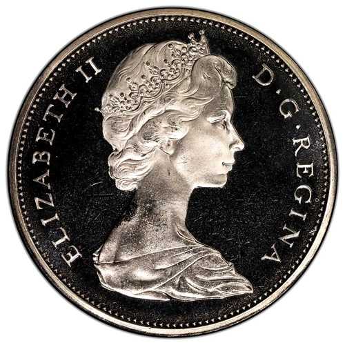 1965 タイプ 1 カナダ ジェム PL シルバー ダラー PCGS PL 67 Cam 既知中最高品質!!|WORLD RESOURCE【QUEEN店】