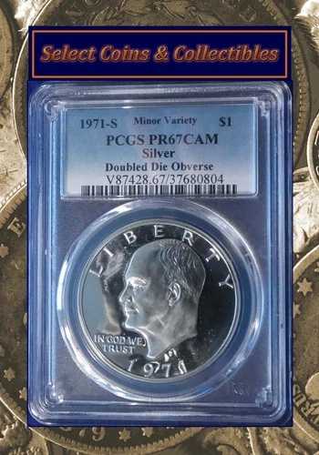 1971-S シルバー プルーフ アイゼンハワー PCGS PR67CAM DDO #1349