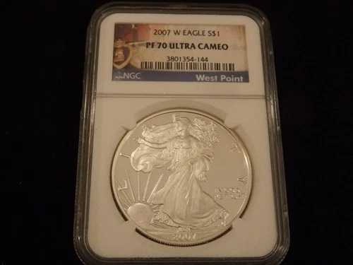 2007-W $1 シルバーイーグル パープルハート NGC PF 70|WORLD RESOURCE【QUEEN店】