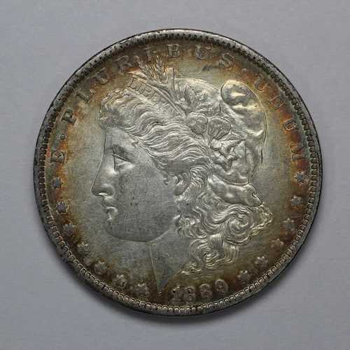 1889 O モルガン銀貨 CH. AU