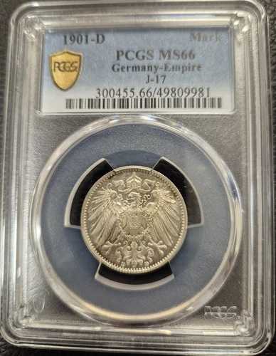 コインエンパイア 1マーク 1901 D PCGS MS66 ポップ 4/1 スーパーハイグレード nswleipzig