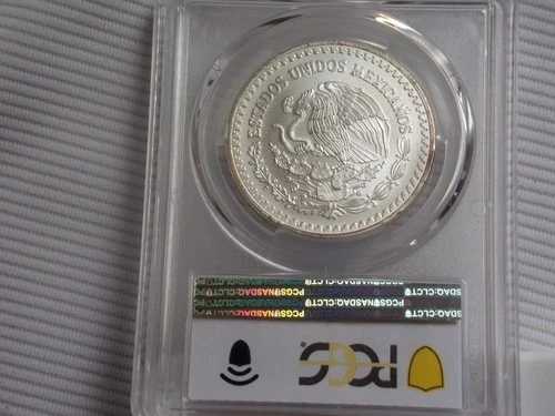 1994-MO PCGS MS68 ONZA .999 シルバー リベルタッド * エッジに軽い変色あり *