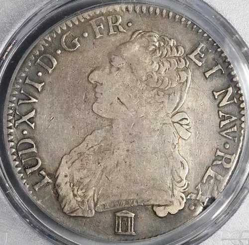 1785/4-K PCGS VF 25 フランス ルイ16世 エクイティクラウン ボルドーコイン POP 1/0 (22110102C)