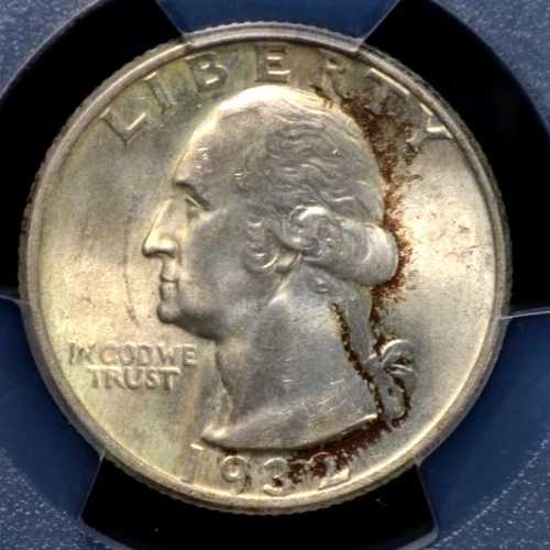 1932年ワシントンクォーター PCGS MS 65 美しいオリジナルの逸品、そして最もタフなフィリー