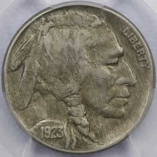 1923-S 5セント バッファローニッケル - PCGS AU 50