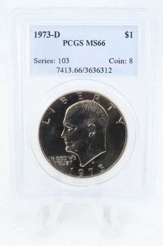 1973-D PCGS MS66 アイゼンハワー・アイク・ダラー ビジネスストライキ