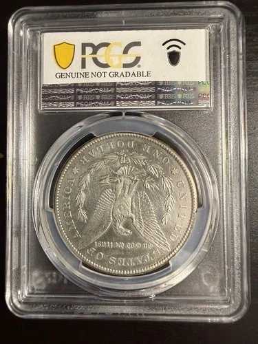 1878-CC モルガン銀貨 - PCGS 純正 AU 詳細修復済み
