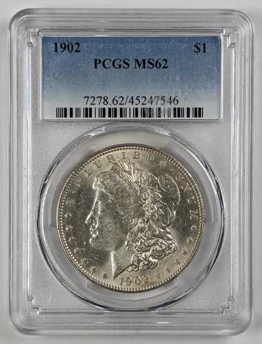 1902年 モルガン銀貨 PCGS MS62