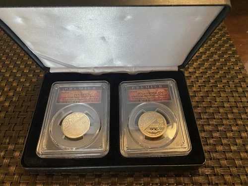 2018年 PCGS プレミア ペディグリー イノベーション ドル プルーフ＆リバースプルーフコイン