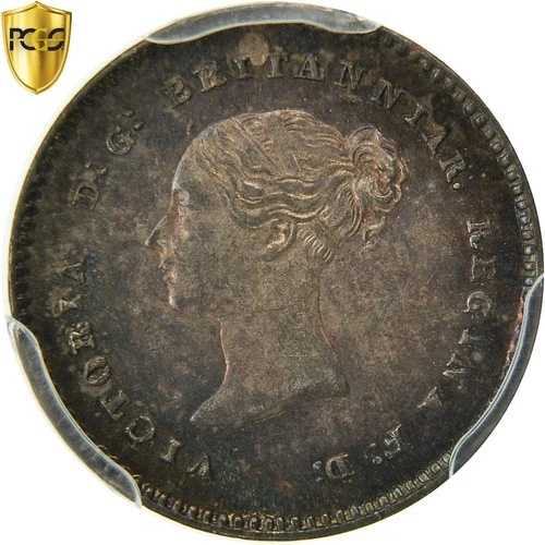 [#481941] コイン、イギリス、ビクトリア州、2ペンス、1871年、PCGS、PL65、FDC、銀、-