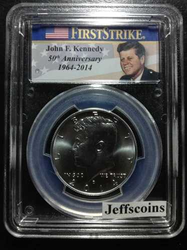 2014 D シルバー アンサーキュレート ケネディ ハーフ PCGS MS69 50周年記念|WORLD RESOURCE【QUEEN店】
