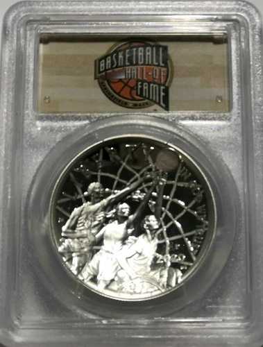 2020年バスケットボール殿堂入り1ドルコインプルーフ PCGS PR70DCAM 初日 FDOI 値下げ