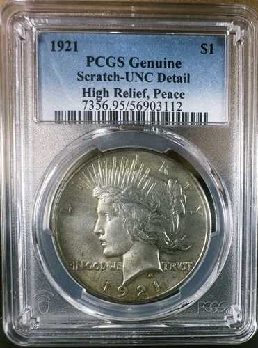 1921年 ピースシルバードル PCGS スクラッチ-UNC 詳細｜WORLD RESOURCE【QUEEN店】