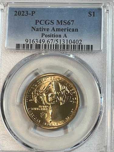 2023 P ポジション A ネイティブアメリカンドル PCGS MS67 サカガウィア