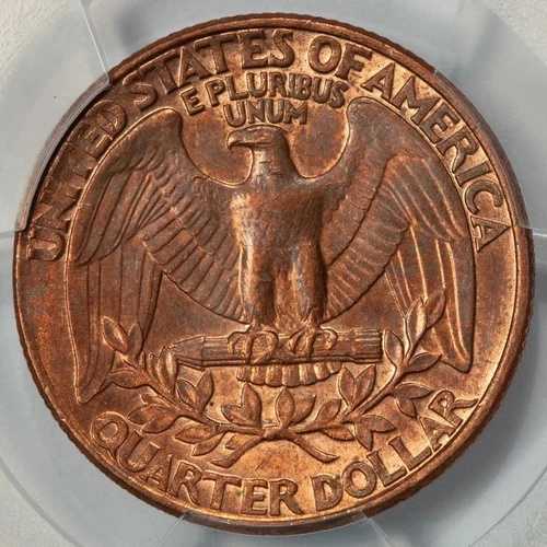 1986 D PCGS AU58 クラッド層欠落クォーター ミントエラー 希少銅製裏面