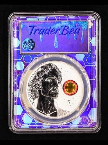 *?非常に希少！* 2023GM カペルニクス カラーライズ 1オンス .999 純銀コイン (PCGS MS69)