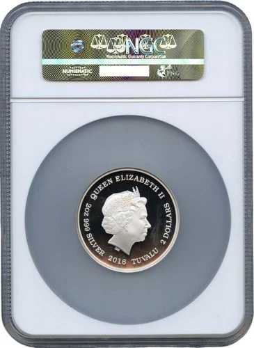 2016 2オンス ツバル 愛の言葉 カラー化 早期リリース S$2 NGC PR70DCAM