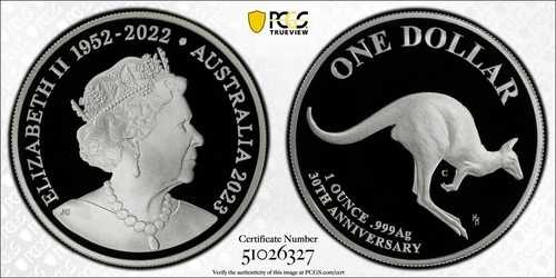 2023-C モブ・オブ・サーティー 1ドル銀貨 プルーフ C ミントマーク PCGS PR70DCAM TOP POP 16/0