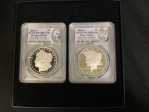 2023年 S モルガン＆ピースドルセット PCGS PR70 リバースプルーフ