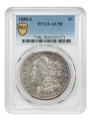 1888-S $1 PCGS AU58 - モルガン・ダラー