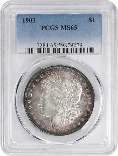 1903年 モルガン銀貨 MS65 PCGS