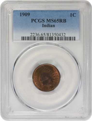 1909年インディアンセント MS65RB PCGS｜WORLD RESOURCE【QUEEN店】