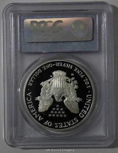 2006年 アメリカ合衆国 シルバー プルーフ イーグル ドル コイン PCGS グレード PR69 DCAM