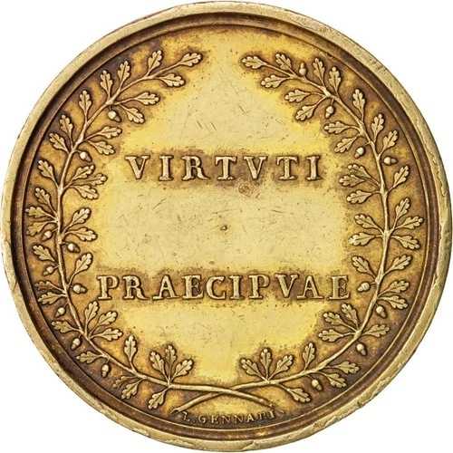 [#409735] バチカン、メダル、ピウス7世、ローマ教皇庁立神学校、1805年、銀メッキ｜WORLD RESOURCE【QUEEN店】