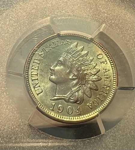 1904年インディアンヘッドセント PCGS モンスタートナージェム｜WORLD RESOURCE【QUEEN店】 79,255円