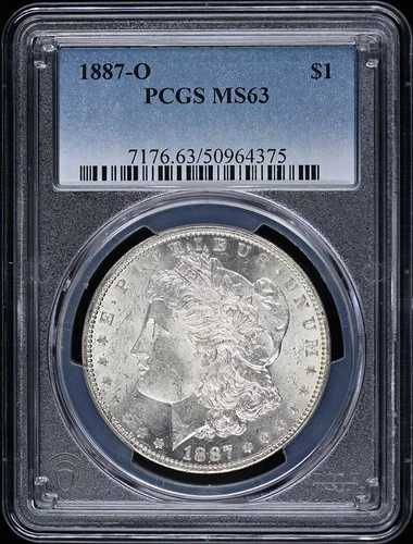 1887-O 1ドル モルガン・ダラー PCGS MS63