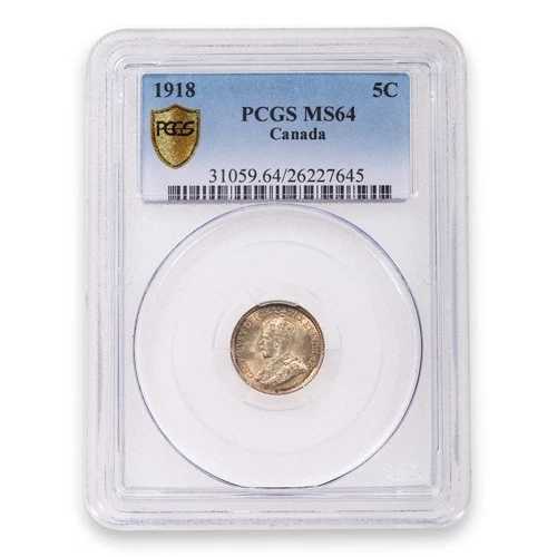 5セント 1918 PCGS MS-64