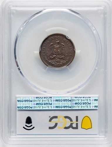 メキシコ エスタドス ウニドス 1922 1 センタボ コイン PCGS 認定 未流通 MS64-BN