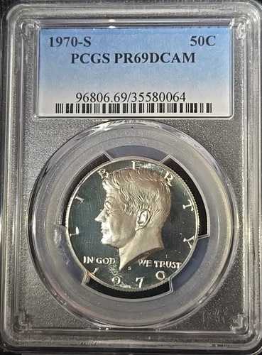 1970-S ケネディ ハーフダラー PCGS PR69DCAM