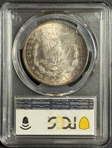 1882-S モルガン銀貨、MS65 PCGS ゴールドシールド (12367)