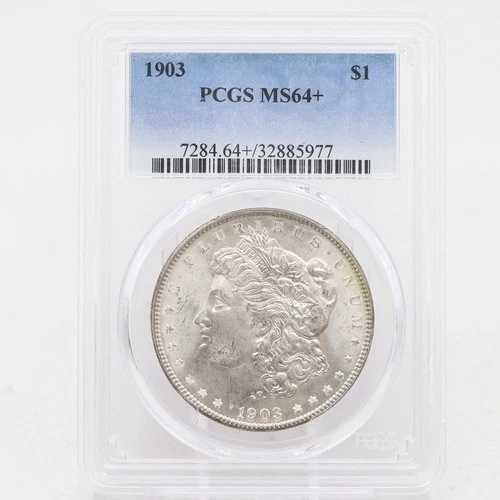 1903年 モルガン・ダラー MS64+ PCGS 90% シルバー フィラデルフィア