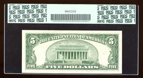 DBR 1928-F $5 リーガル ジェム ワイド I Fr. 1531Wi IA ブロック PCGS 66 PPQ シリアル I71514687A