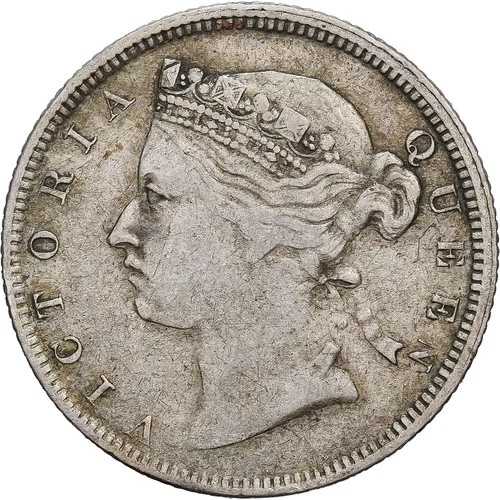 [#1509552] 香港、ビクトリア、20セント、1868年、銀貨、EF(40-45)