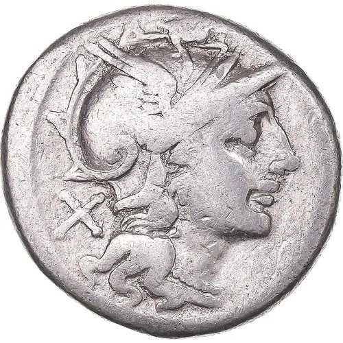 [#1170780] コイン、ピナリア、デナリウス、紀元前155年、ローマ、VF(20-25)、銀、クロフォード:20