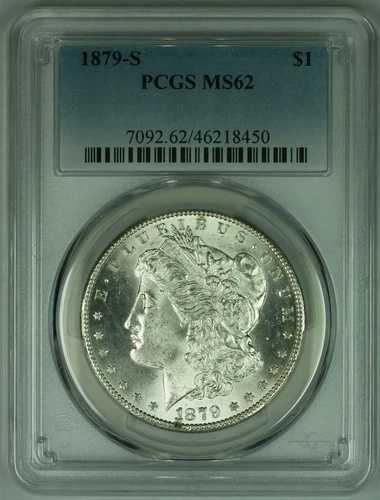 1879-S モルガン銀貨 PCGS MS-62 (25)