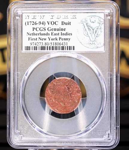 1726?1794 VOC Duit PCGS 正規品 ???? ニューヨーク初代ペニー 1790 ?? ロット 586