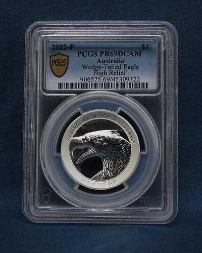 2022年 ウェッジテールイーグル ハイレリーフ プルーフ PCGS PR69