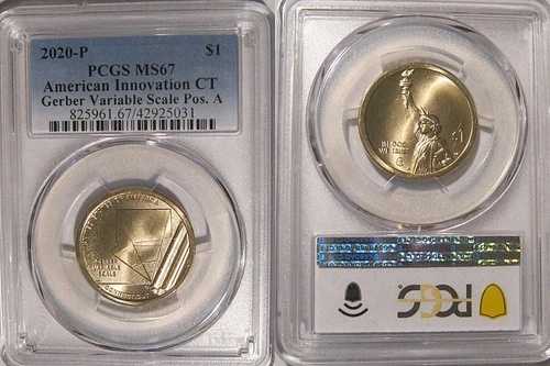 2020 Pイノベーションドル $1 CT ガーバースケール PCGS MS67 ポジションA