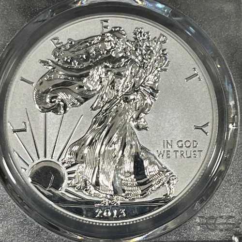 2013-W アメリカン シルバー イーグル PCGS PR 69 Rev PF メルカンティ ラベル