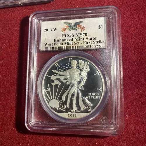 2013-W エンハンストミントステート シルバー アメリカンイーグル PCGS MS70 ファーストストライク FS