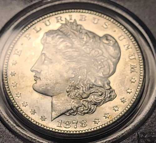 1878年 S モーガン シルバードル - PCGS (オールドグリーンホルダー - OGH) MS64