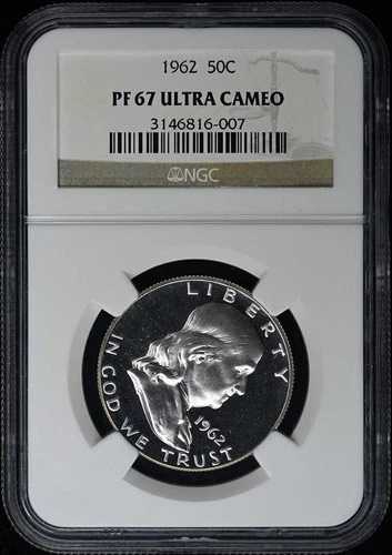 1962年 フランクリン ハーフダラー 50セント NGC PR67DCAM