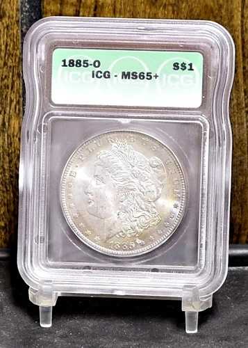 1885-O モルガン・ダラー - ICG MS65+ (#58571-L)